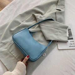 Retro PU Leather Shoulder Clutch Mobile Phone Bag