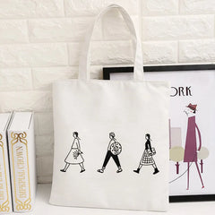 Canvas Tote Bag Cotton Cloth Shopper Bags for Women