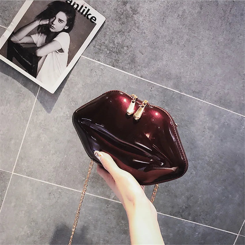 Lip shape Women's Handbag Purse Clutch Bag
