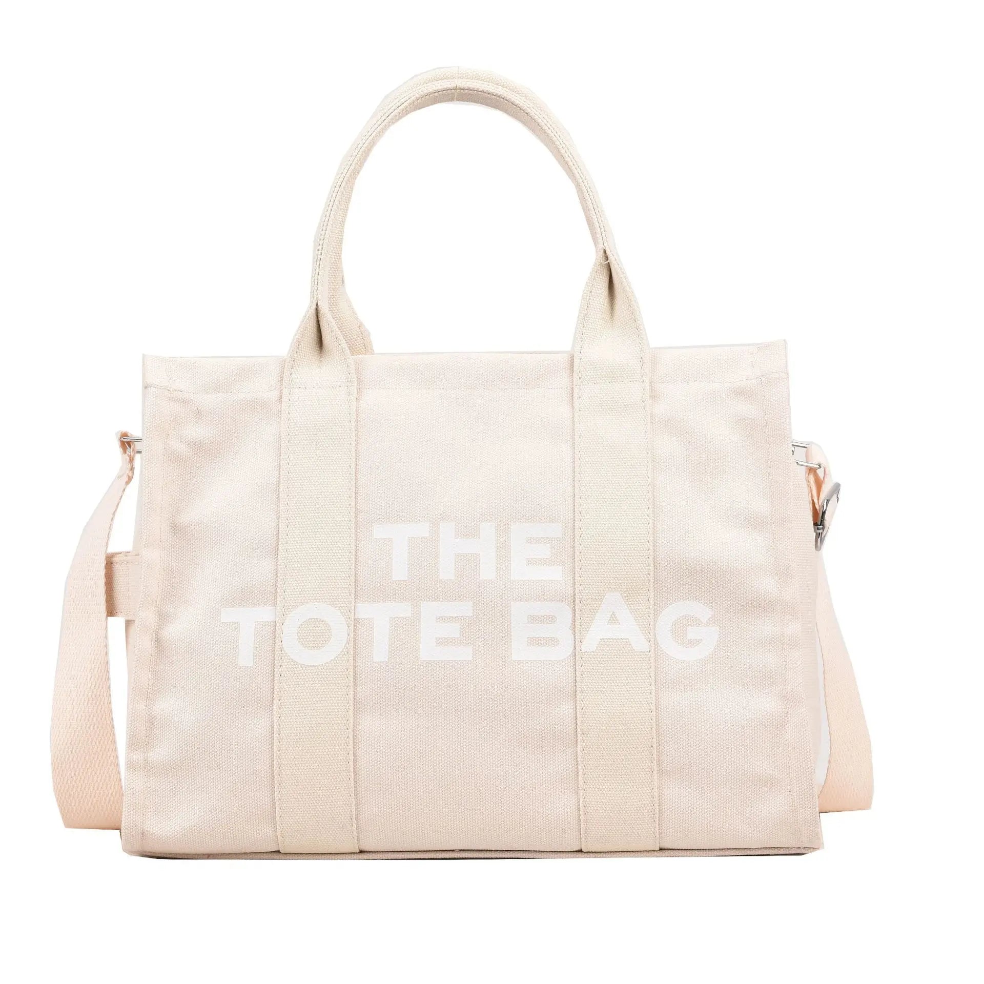 Casual High Canvas Shoulder Bag with Larger Capacity