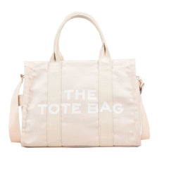 Casual High Canvas Shoulder Bag with Larger Capacity