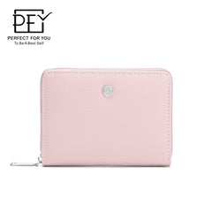 Women's PU Leather High Casual Wallet Large Capacity Mini Solid Multifunctional