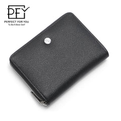 Women's PU Leather High Casual Wallet Large Capacity Mini Solid Multifunctional