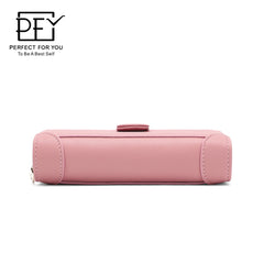 Women's High-Casual Wallet with Zipper Large Capacity