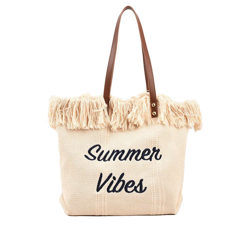 Large Capacity Canvas Tote Bags Shopping Shoulder Bags Handbags