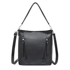Fashionable Large Leather Shoulder Bag
