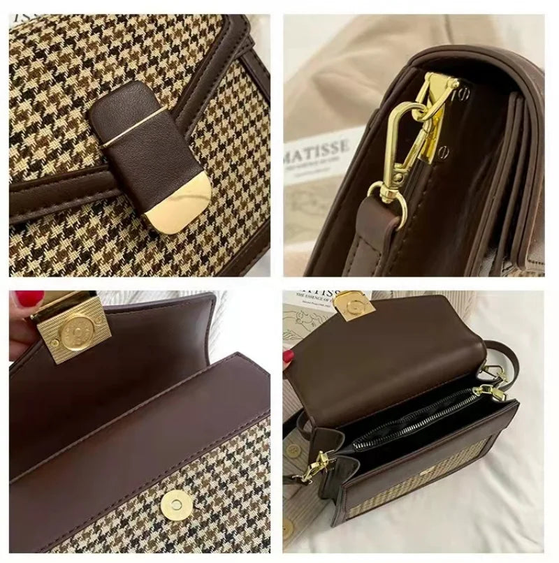 Women's Leather Crossbody Bag Small Shoulder Wallet