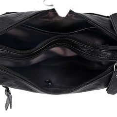 Women's Leather Shoulder Crossbody Bags Large Capacity Messenger Bag