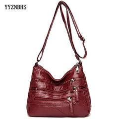 Women's Pleather Crossbody Shoulder Bag