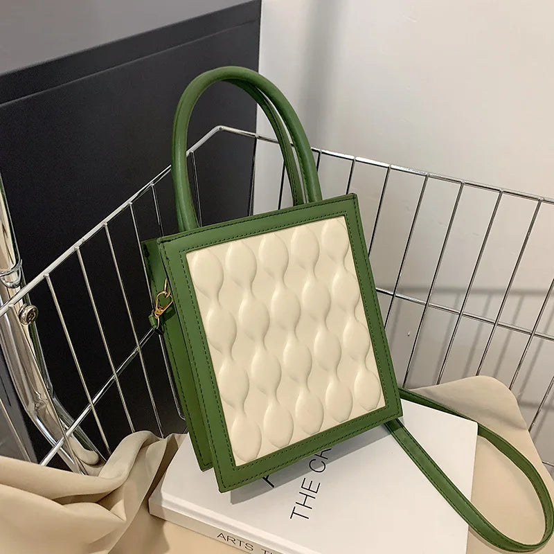 PU Leather Party Shoulder Bag Small Square Crossbody