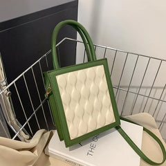 PU Leather Party Shoulder Bag Small Square Crossbody
