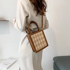 PU Leather Party Shoulder Bag Small Square Crossbody