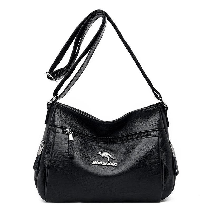 Winter Retro Large Capacity Messenger Bag for Women