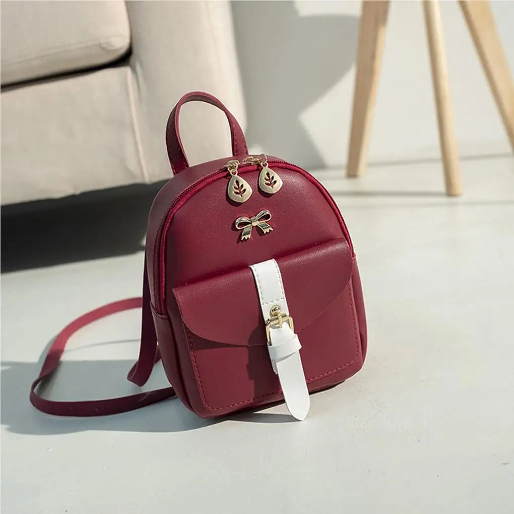 Mini Backpack Shoulder Pouches Small Bag Women Backpacks