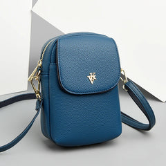 Ladies Mini Shoulder Bag PU Leather Casual Messenger Bag Female Mobile Phone Bag
