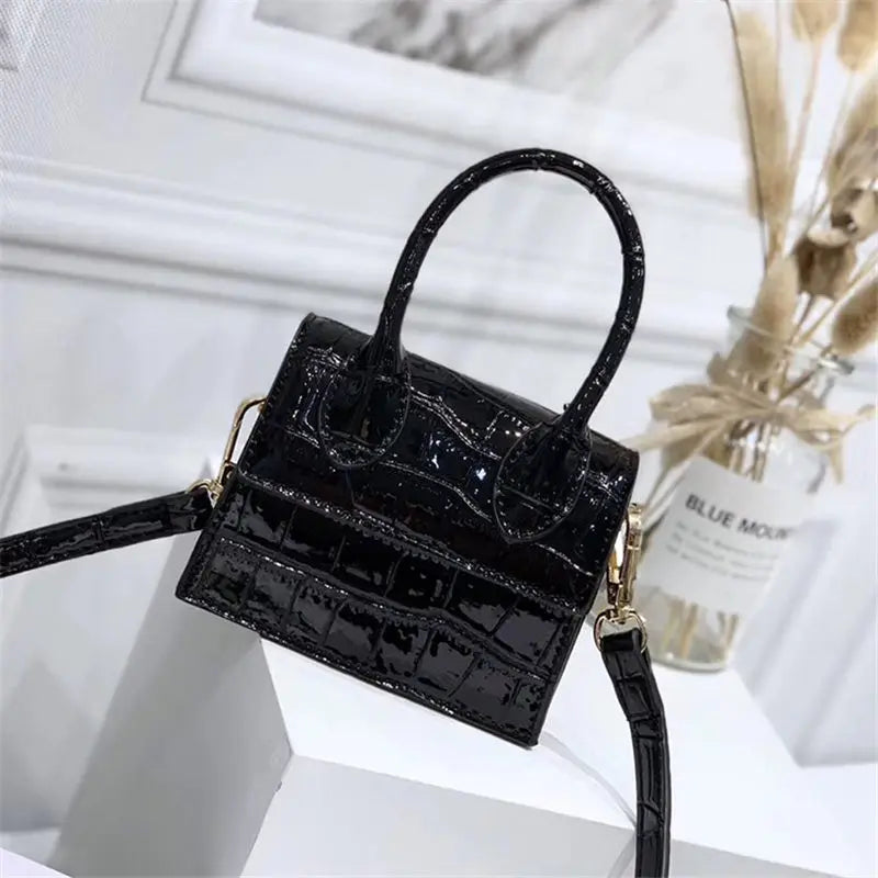 Crocodile Pattern Mini Wallets and Handbags - Girls Shoulder Bags