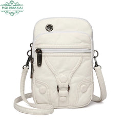 Women's PU Leather Small Mobile Phone Bag