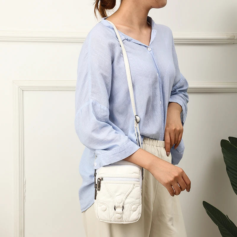 Women's PU Leather Small Mobile Phone Bag