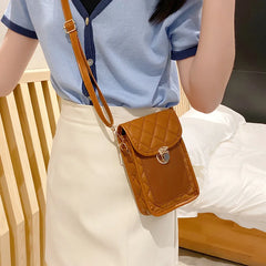 Retro Diamond Shoulder Messenger Bag for Women