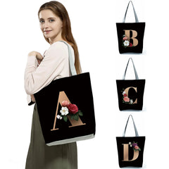Harajuku Style Letter Series Foldable Shopper Bag