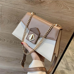 Women's Leather Crossbody Bag in Black
