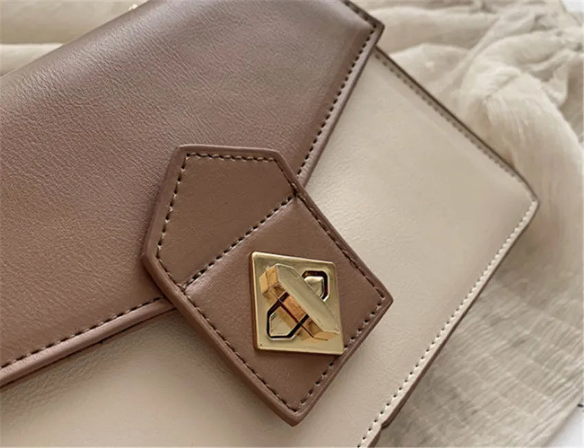 Women's Leather Crossbody Bag in Black