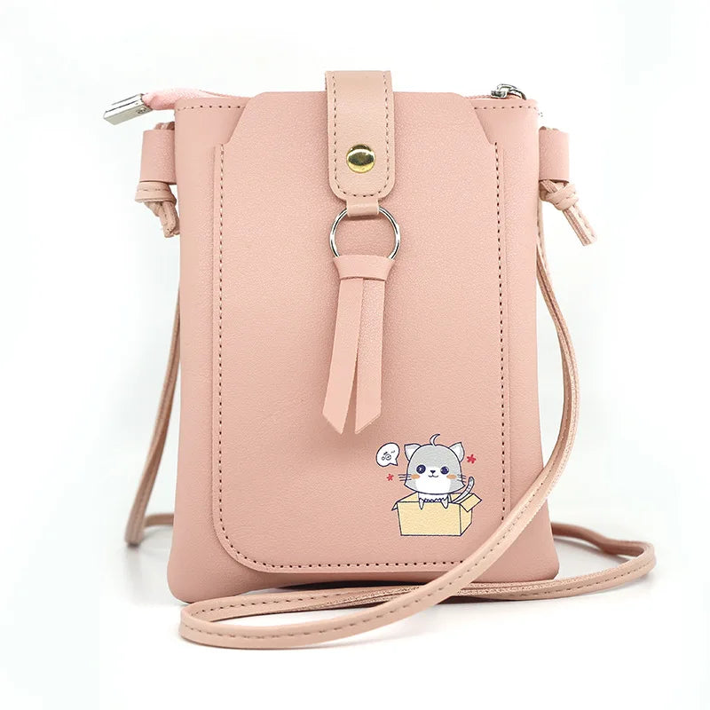 Cartoon Shoulder Bag Wallet Large Capacity Messenger Bag