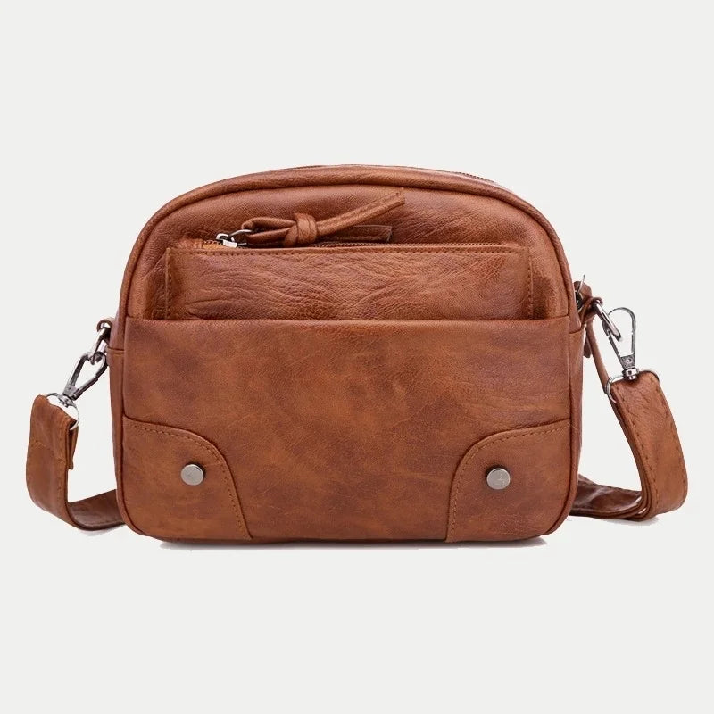 Retro Small Handbag Messenger Mobile Phone Wallet Bag