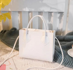 Crocodile Pattern Mini Women Shoulder Bag