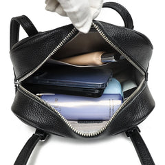 Women's Casual Boston Bag High Leather Handbag
