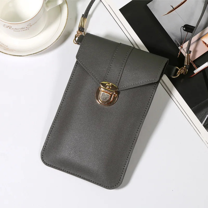 Soft Leather Crossbody Handbag for Women