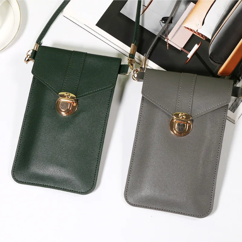 Soft Leather Crossbody Handbag for Women
