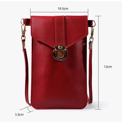 Soft Leather Crossbody Handbag for Women