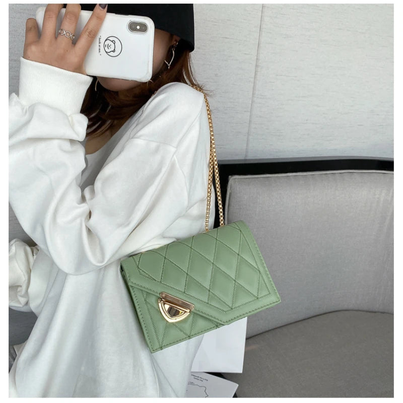Small Square Bag Chain Shoulder Messenger Bag