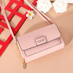 Soft Leather Clutch Multi-card Site Wallet Large Capacity Crossbody Bag