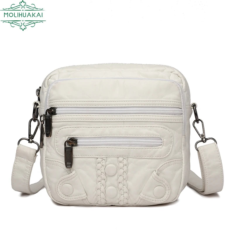 Retro Casual Soft Leather Shoulder Bag