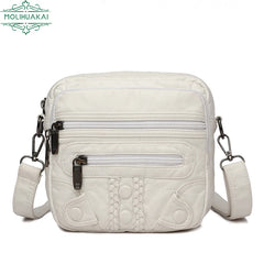 Retro Casual Soft Leather Shoulder Bag