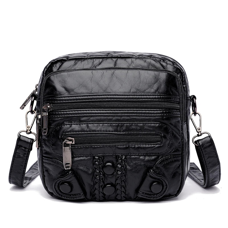 Retro Casual Soft Leather Shoulder Bag