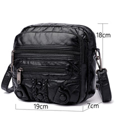 Retro Casual Soft Leather Shoulder Bag