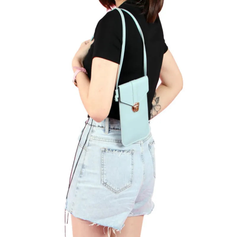 Women's Touch Screen Cell Phone Purse Smartphone Wallet Shoulder Handbag
