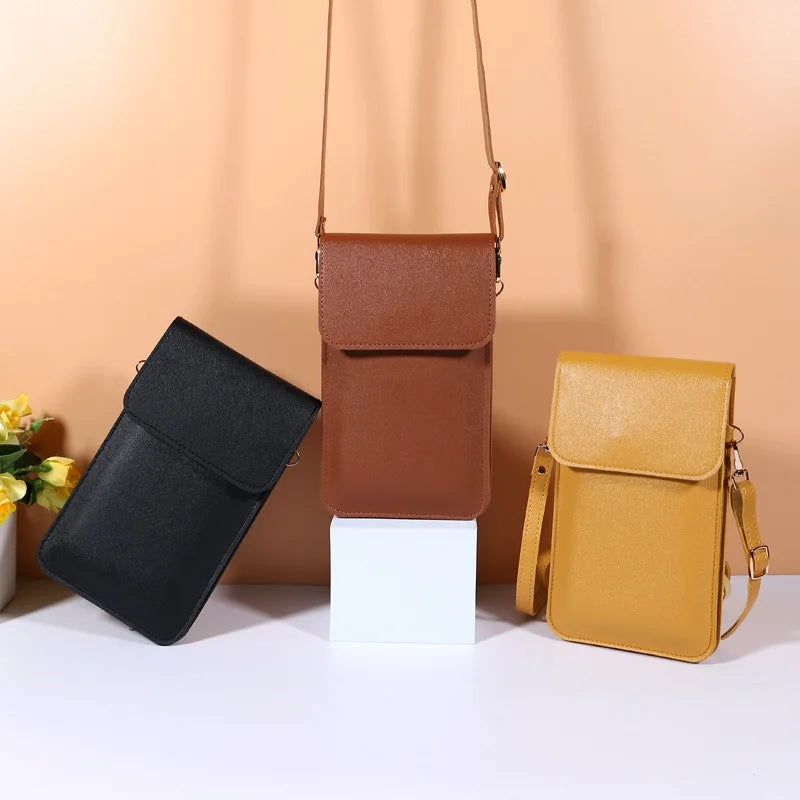 Women's Touch Screen Cell Phone Purse Smartphone Wallet Shoulder Bag