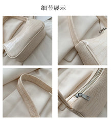 Crocodile Pattern PU Leather Tote Bag for Women