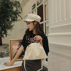 Women's Small PU Shoulder Bag with Detachable Strap