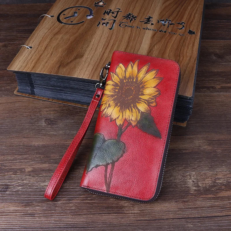 RFID Blocking Women's Wallet with Phone Pocket