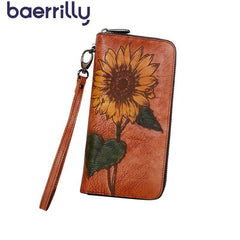 RFID Blocking Women's Wallet with Phone Pocket