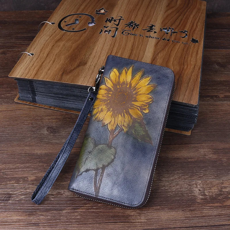 RFID Blocking Women's Wallet with Phone Pocket