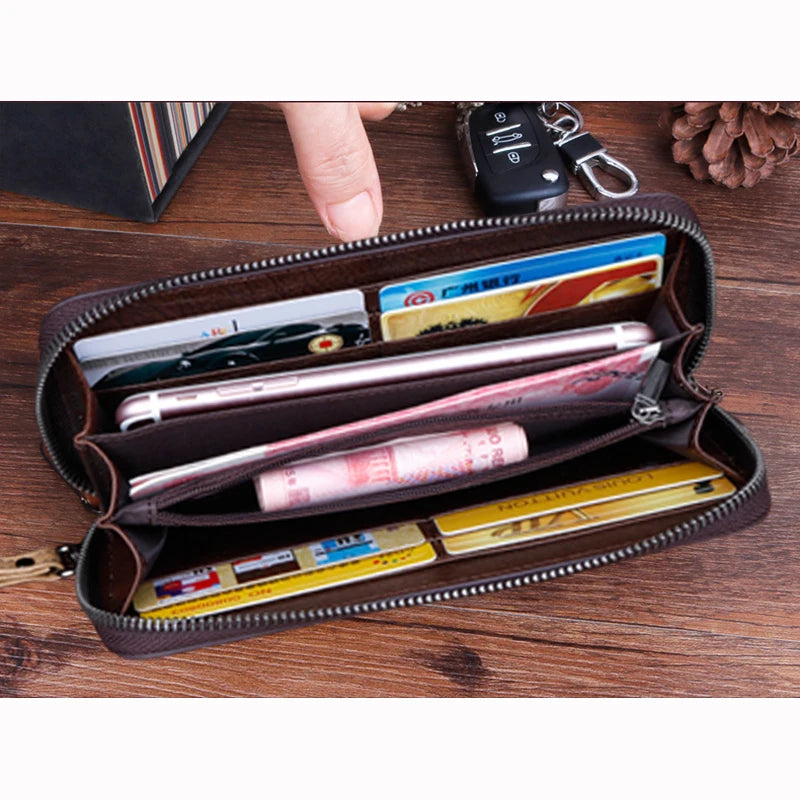 RFID Blocking Women's Wallet with Phone Pocket