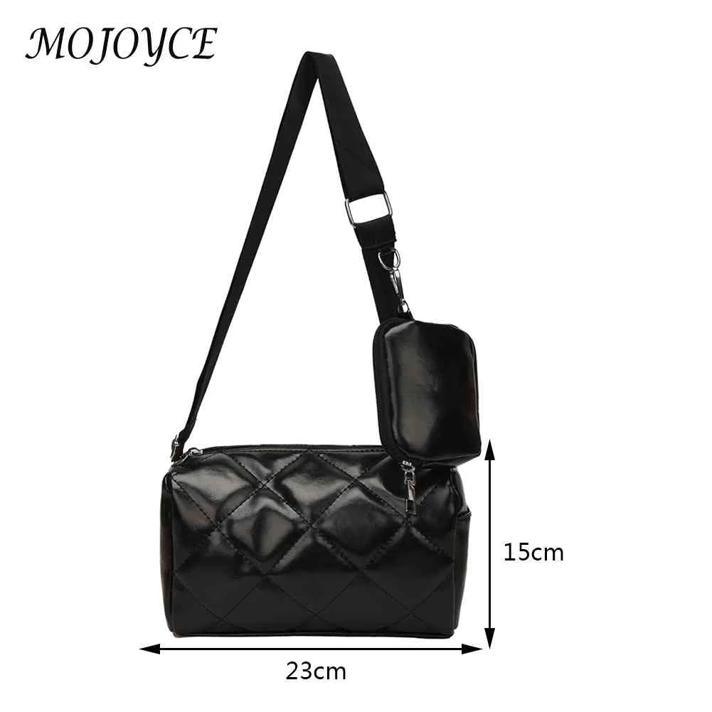 Women Handbags with Small Purse PU Shoulder Bag Large-capacity Portable