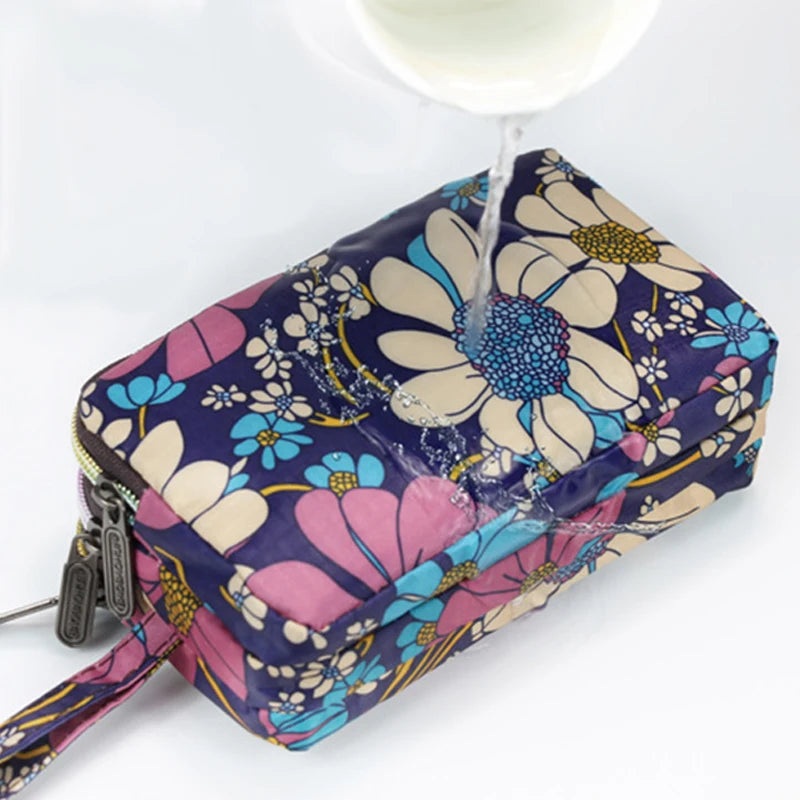 Large Capacity Zipper Purse Oxford Leather Female Long Wallet