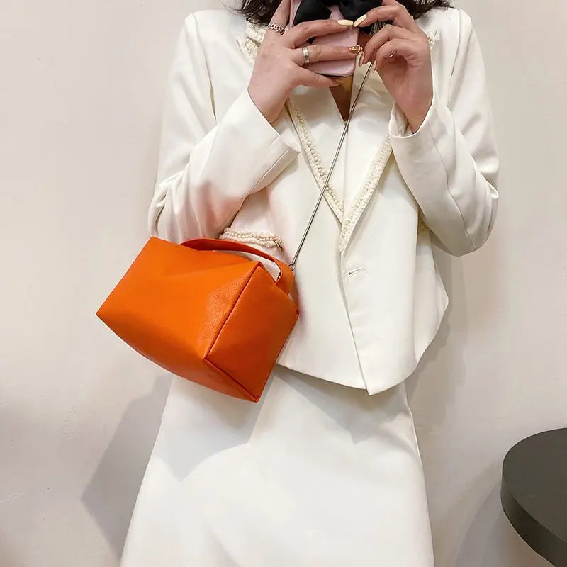 Ladies Casual Shoulder Bag Mini PU Leather Handbag